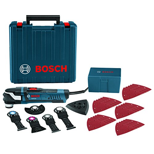 Bosch Serra oscilante para ferramentas elétricas - GOP40-30C - StarlockPlus 4.0 Amp Oscillating MultiTool Kit Kit de ferramentas oscilantes tem sistema de troca de lâmina sem toque