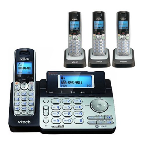Vtech Base DS6151 com 3 conjuntos adicionais de aparelhos sem fio DS6101