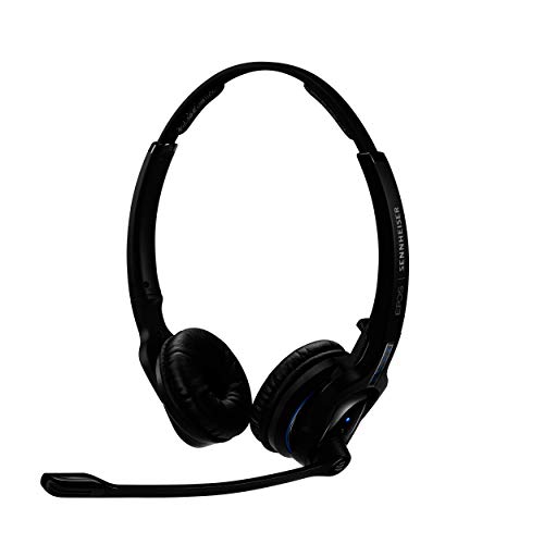 Sennheiser MB Pro 2 (506044) - Fone de ouvido Bluetooth sem fio de dois lados | Para conexão de celular | c/ microfone com cancelamento de ruído e som HD (preto)