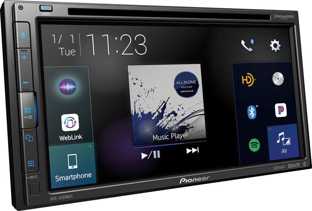 Pioneer AVH-2550NEX Receptor de tela sensível ao toque