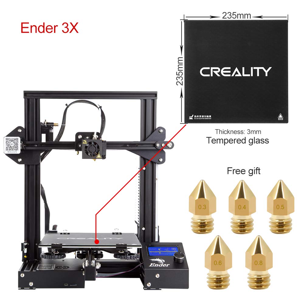 Creality 3D Creality3D Ender - Kit de 3 impressoras 3D DIY