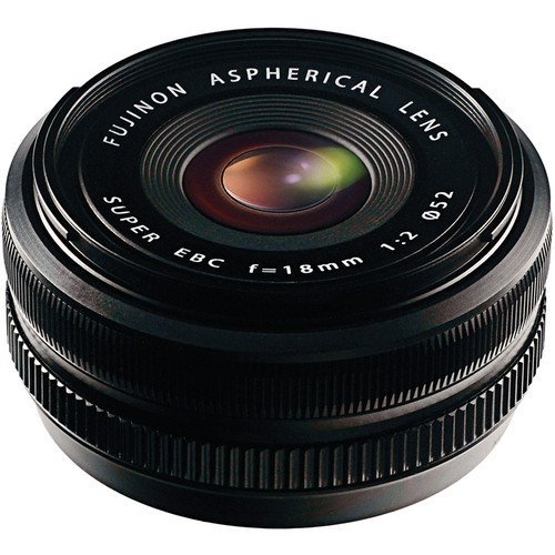 Fujifilm Lente principal  Fujinon XF 18 mm F / 2.0 R