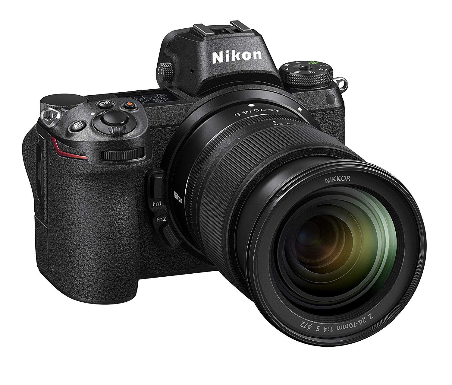 Nikon Câmera sem espelho de formato FX  Z7 com lente NIKKOR Z 24-70 mm f / 4 S