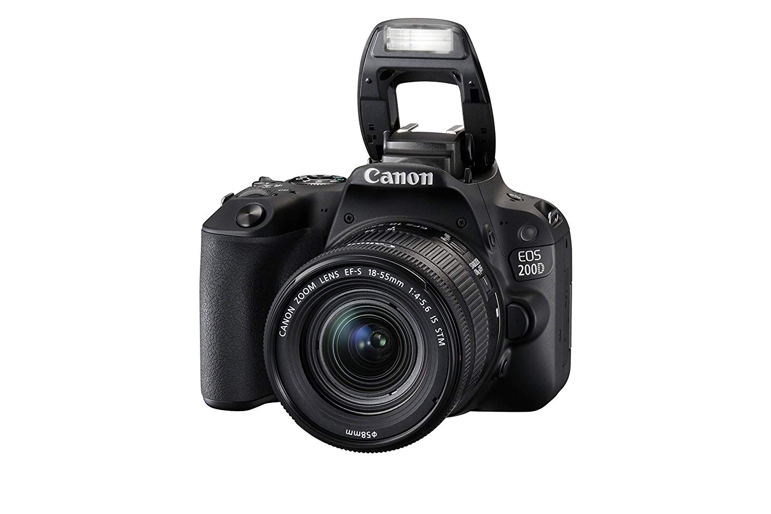 Canon EOS Rebel SL2 DSLR com kit de lentes EF-S 18-55 mm F / 4-5.6